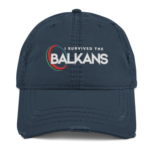 I Survived the Balkans Distressed Hat
